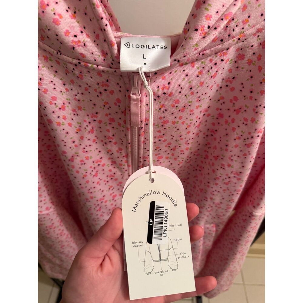NWT Blogilates Zip Up Sweatshirt